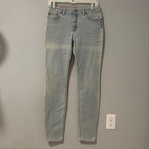 Acne Studios Light Blue Skinny Jeans Designer Slimming Fit Flattering
